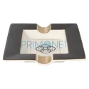 Scrumiera pentru trabuc Angelo Black Gold confectionata din ceramica