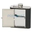 Plosca pentru alcool cu tabachera integrata Angelo 3 Black