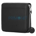 Portofel deluxe din piele naturala cu doua seturi de carti de joc cu un creion si un carnetel de scris incluse Melia Black Red