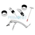Set cadou pentru vin DM 20 Wood cu 6 accesorii