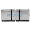 Tabachera metalica cu exterior gravat pentru tigari Angel 8 Chrome