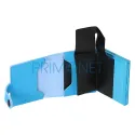 Tabachera pentru tigari Angel 82 full blue de tip portofel cu 2 buzunare