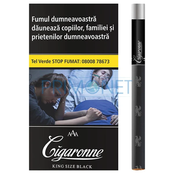 Tigarete Cigaronne King Size Black (20)