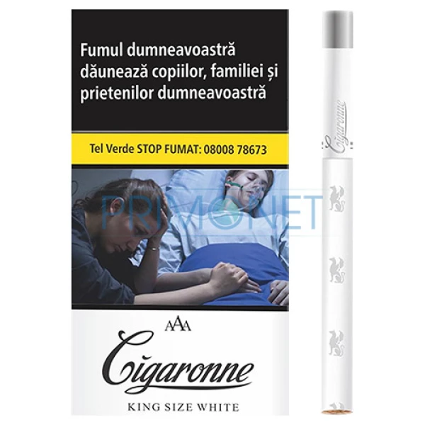 Tigarete Cigaronne King Size White (20)