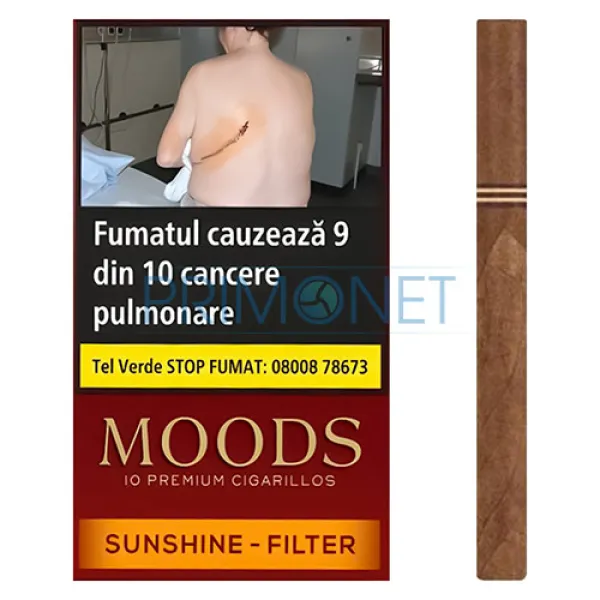 Tigari de foi Moods Sunshine Filter 24g (10)