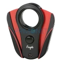 Cutter pentru trabuc cu doau lame din otel inoxidabil Angelo Black Red