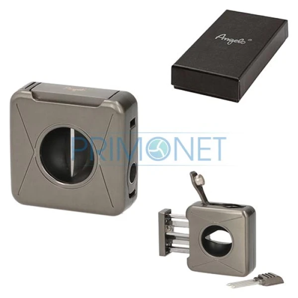 500062 Cutter trabuc Angelo Anthracite V-Cut