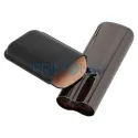 Etui din piele ecologica pentru trabucuri Angelo Black