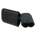 Etui pentru trabucuri Angelo Black din piele naturala de culoare neagra