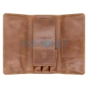 Etui pentru 3 trabucuri Crown & Tiger confectionat manual din piele naturala in Germania