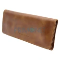 Etui pentru 3 trabucuri Crown & Tiger confectionat manual din piele naturala in Germania