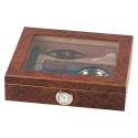 Set humidor pentru trabucuri cu cutter si scrumiera incluse