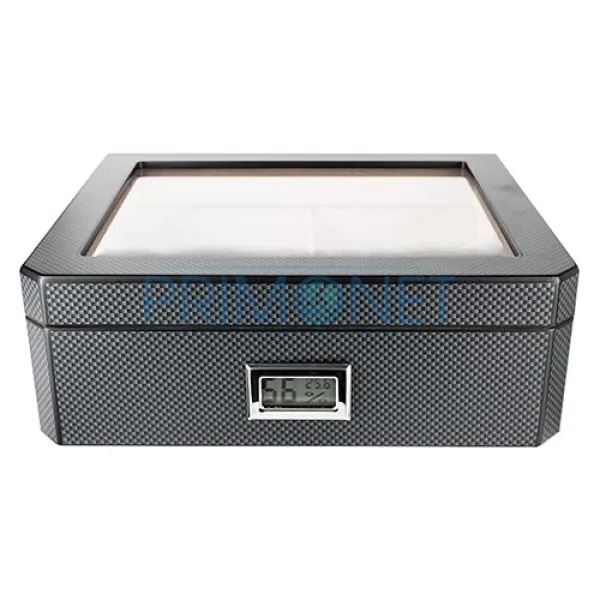 600369 Humidor Trabucuri Carbon Optic