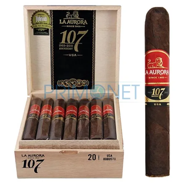 Trabucuri La Aurora 107 Maduro Robusto (20)