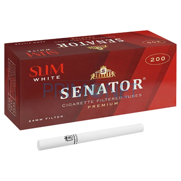 Tuburi Tigari Senator Slim Red (200) 24 MM