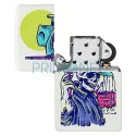 Bricheta cu imprimeu reincarcabila cu benzina Zippo Wild West Skeleton