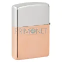 Bricheta din argint cu capac din cupru Zippo Bimetal Cooper/Sterling