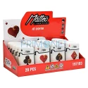 Bricheta din plastic cu exterior cauciucat Matteo Memphis Poker cu flacara antivant