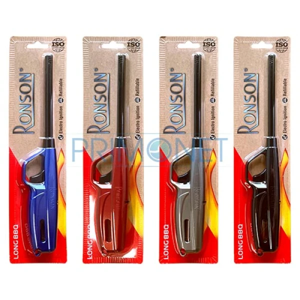Bricheta Ronson Metallic BBQ cu lungimea de 22 cm cu flacara normala