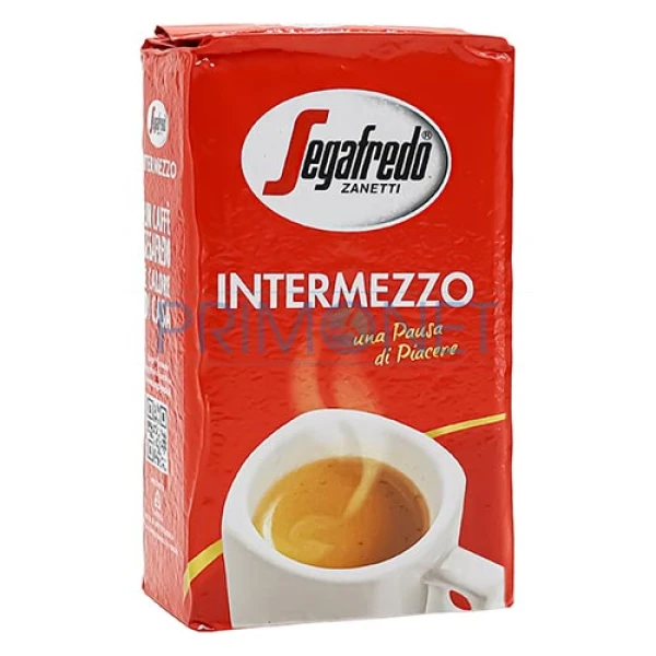 Cafea macinata Segafredo Intermezzo in pachet de 250g de origine Italia