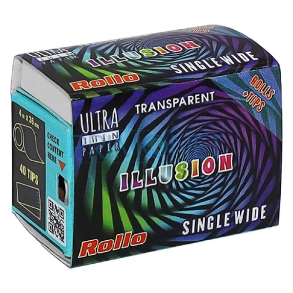 Foite Rollo Illusion Single Wide Rola 4M + Filter Tips