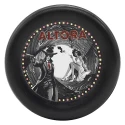 Grinder pentru tutun Altora Film Noir din hemp si plastic cu 3 parti cu diametru de 62 mm