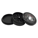 Grinder pentru tutun Altora Film Noir din hemp si plastic cu 3 parti cu diametru de 62 mm