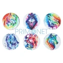 Grinder metalic DM 10 Wolf prevazut cu magnet pentru capac