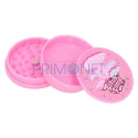 Grinder din plastic de culoare roz cu print funny Dreamliner 35 Pink Bunny