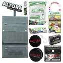 Borseta piele naturala pentru fumatori Altora Lagoon confectionata manual