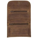 Portofel realizat manual din piele naturala Altora Walnut Tribe