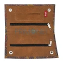 Portofel pentru tutun Angel 5 cu model exterior Mandala cu inchidere cu capse