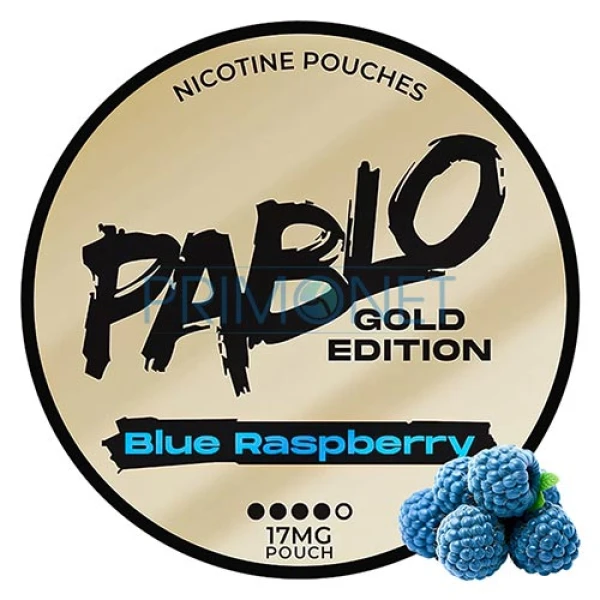 Pouch cu nicotina Pablo Gold Edition Blue Raspberry in pachet de 20 pliculete
