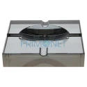 Scrumiera pentru trabucuri din sticla cristal gri fumuriu Angelo Smoke Grey