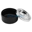 Scrumiera cu capac din metal marca Angel 13 Metal Black