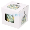 Scrumiera metalica cu capac rotativ Angel 48 Flower