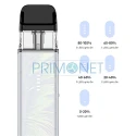 Kit tigara electronica Vaporesso XROS 6 Mini Plume Blue cu inaltimea de 110 mm