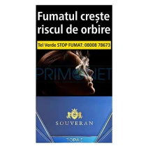Tigarete Souveran Topaz Super Slim