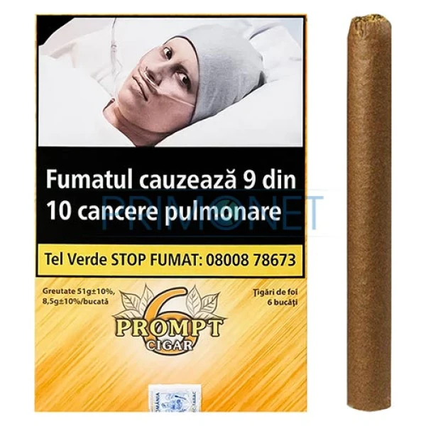 Tigari de foi ieftine marca Prompt in pachet de 6 bucati