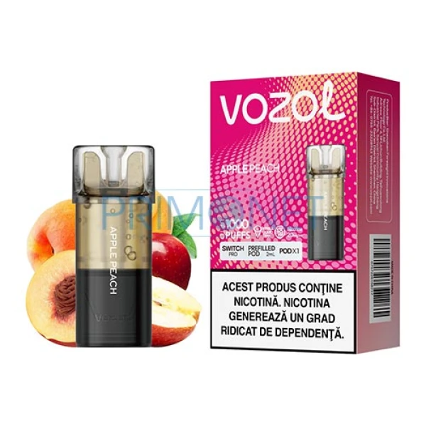 Cartus Vozol Switch Pro Apple Peach (1 capsula)