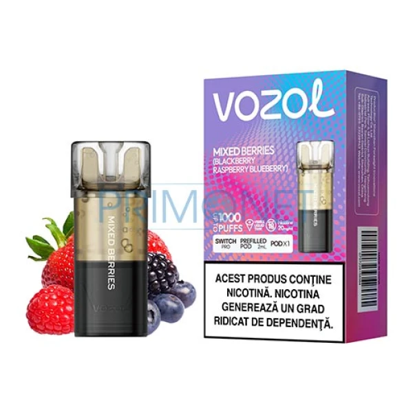 Cartus Vozol Switch Pro Mixed Berries (1 capsula)