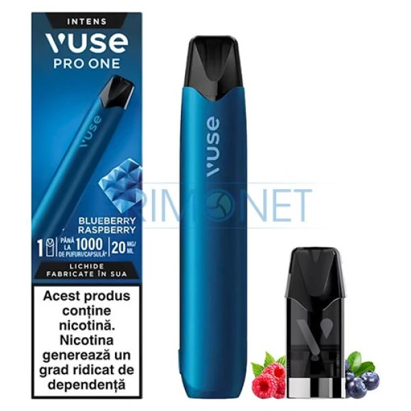 Kit Vuse Pro One 1000 Blueberry Raspberry 20MG (1 capsula)