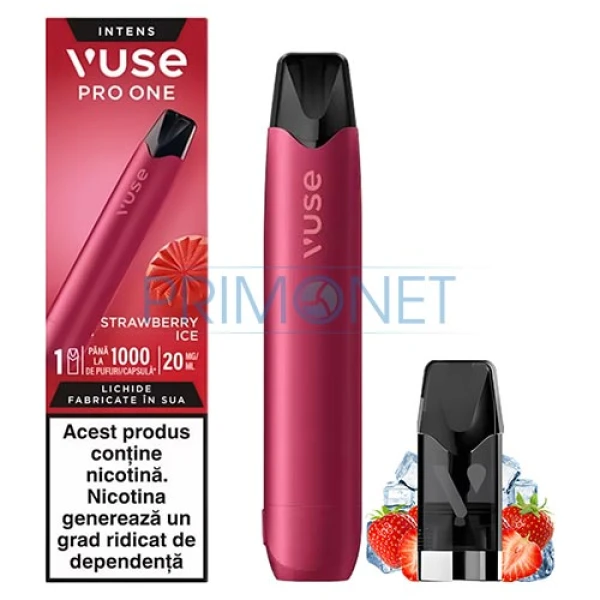 Kit Vuse Pro One 1000 Strawberry Ice 20MG (1 capsula)