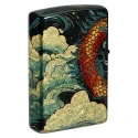 Bricheta Zippo Dragon Fusion originala cu benzina cu model pe toata suprafata