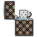 Bricheta metalica zippo originala cu benzina model Tartan
