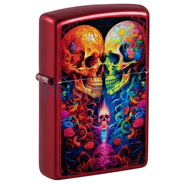 152708 Bricheta Zippo Candy Skulls