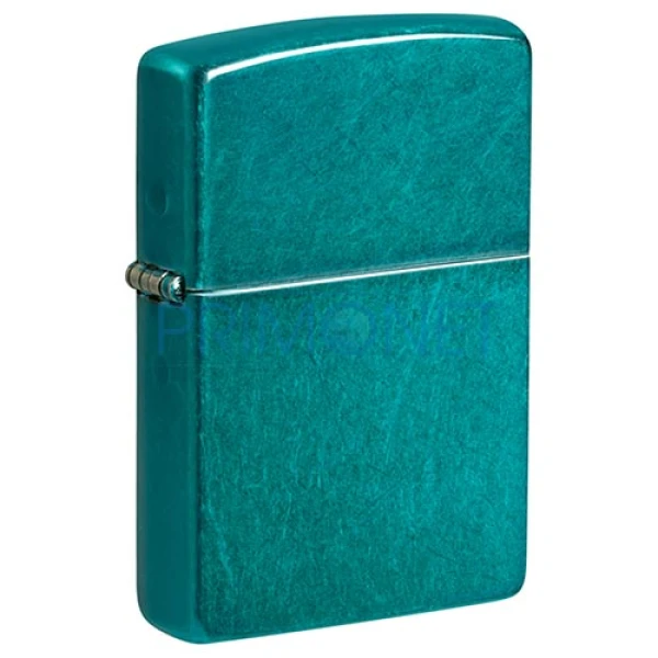 Bricheta Zippo de calitate functionala cu benzina model Candy Teal