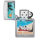 Bricheta Zippo metalica originala model Stormtrooper Beach