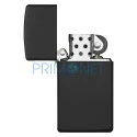 Bricheta de calitate marca Zippo original model Slim Black Matte cu benzina