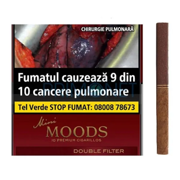 Tigari de foi Moods Mini Double Filter 20g (10) Tigari de foi Moods Mini Double Filter 20g (10)